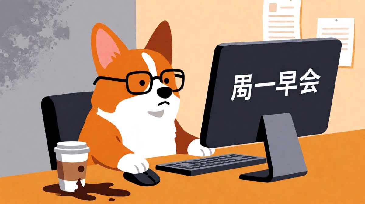 周一早八的我：灵魂已离家出走