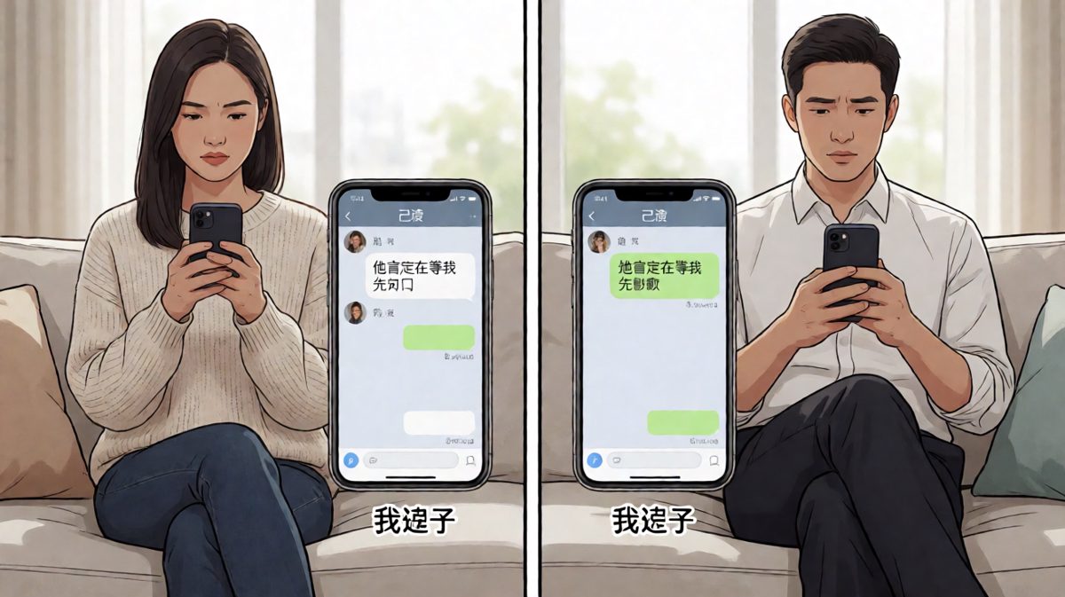 谁先开口的冷战极限拉扯