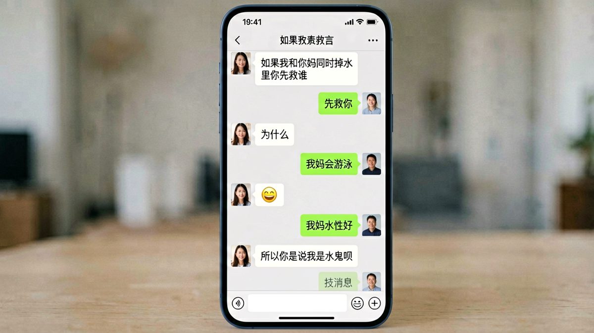 送命题变坑己题，秒撤消息逃不过已读
