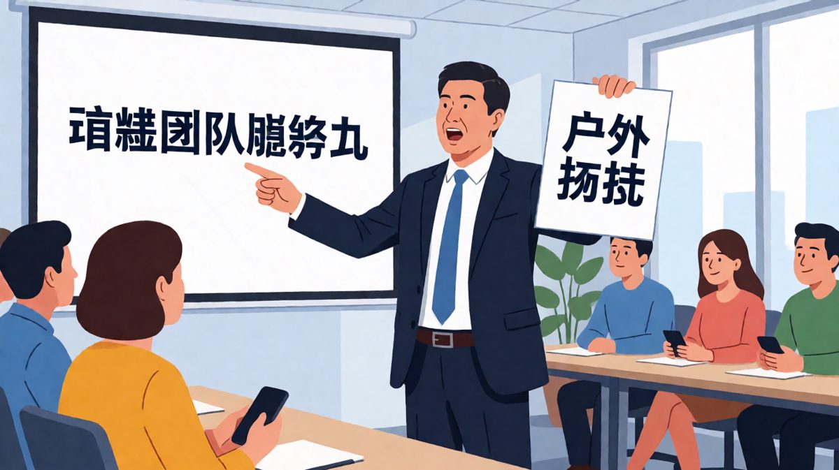 老板宣布团建计划，激情满满