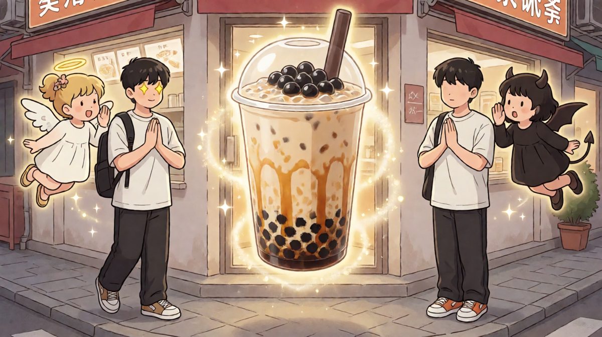 路过奶茶店，理智瞬间离家出走