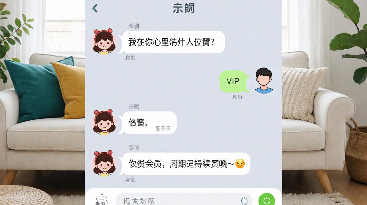 男生自称女生的「VIP付费会员」，结果被要求续费