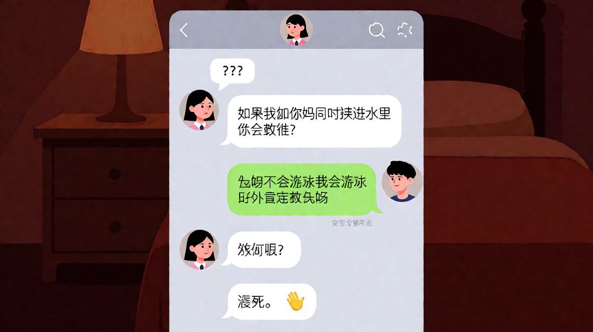 男生求生欲爆表却翻车的经典送命题对话