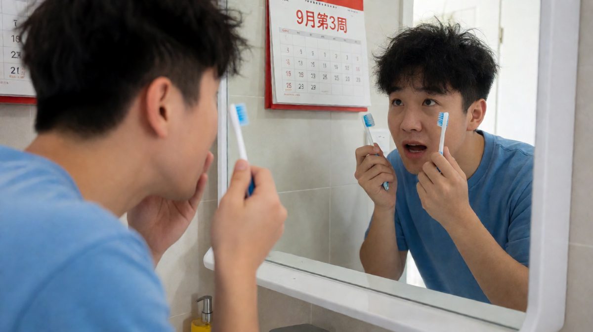 惊醒后疯狂洗漱，准备迎接迟到的人生