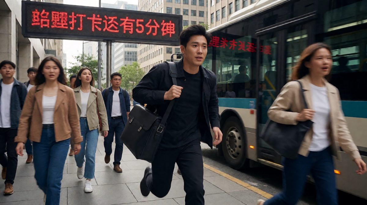 拼尽全力狂奔，只为赶上最后一分钟