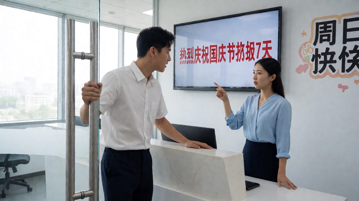 冲到公司才发现——今天是周日