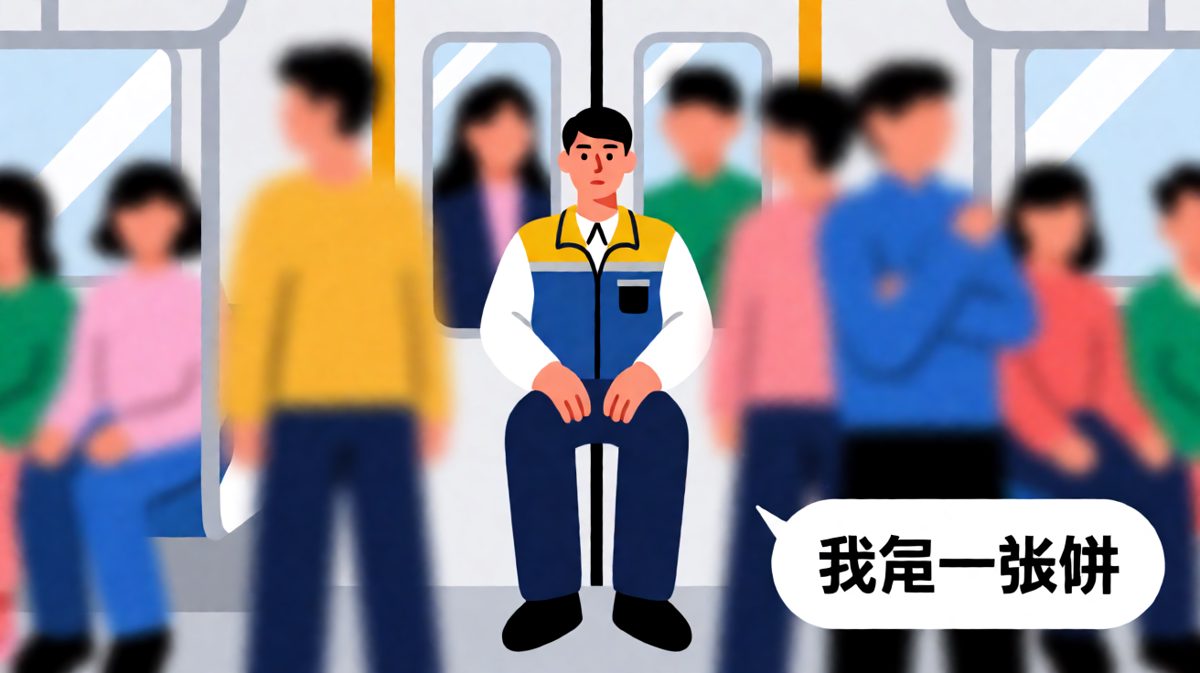 早高峰地铁，我就是那块最扁的煎饼