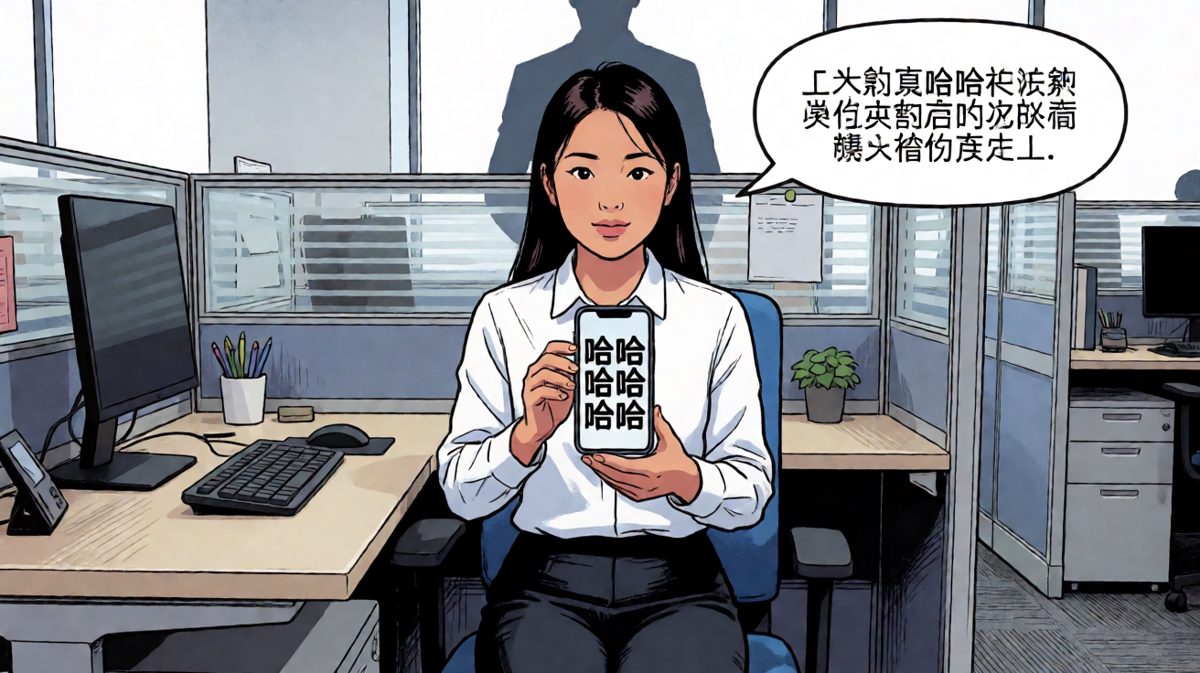 摸鱼被发现的那一秒，时间仿佛静止了