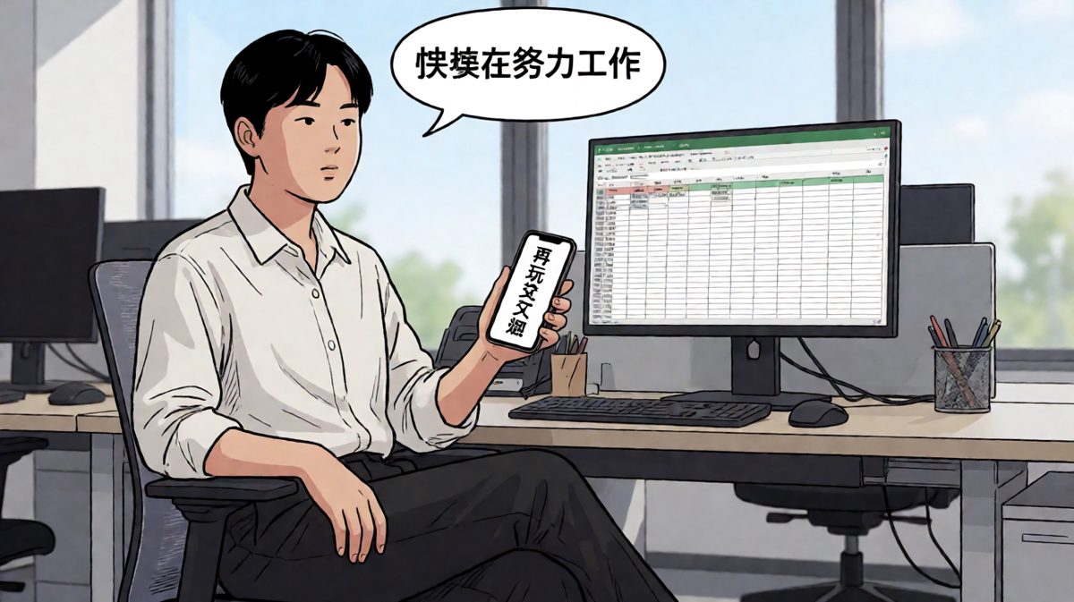 摸鱼最高境界：让老板以为我在忙，其实我在看段子。