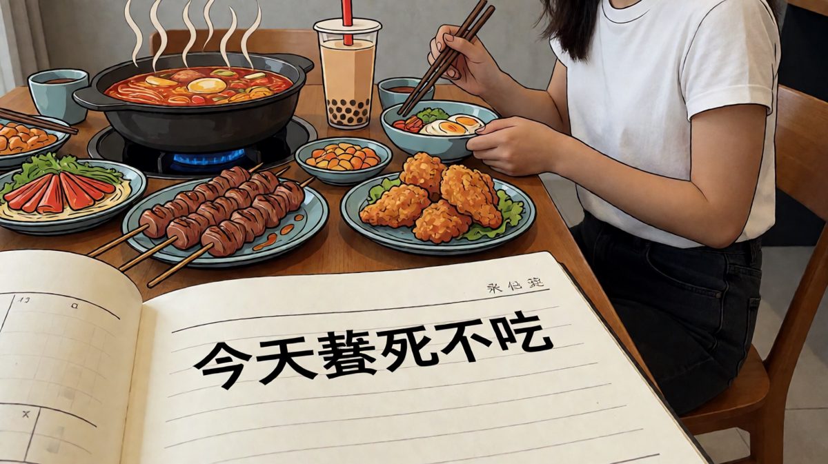减肥计划：明天再说，今天的胃说它不同意。