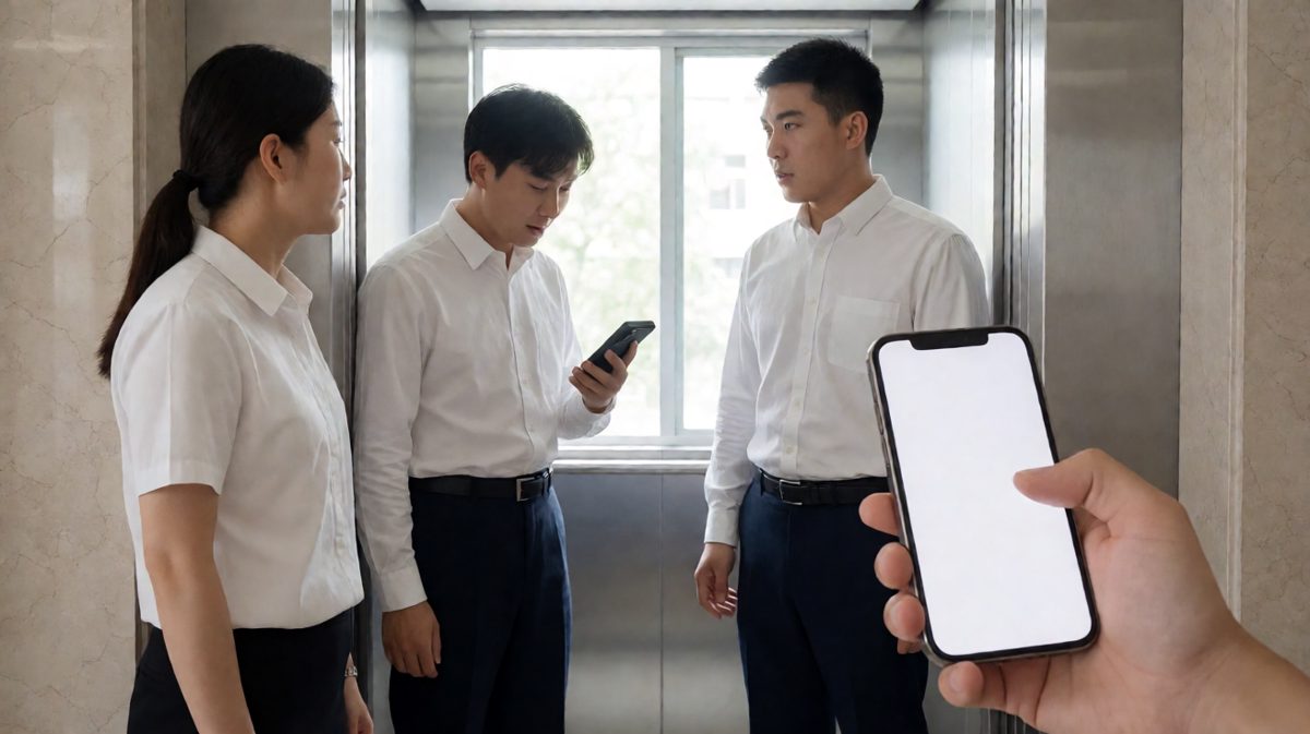 社恐的DNA动了：只要我不抬头，尴尬就追不上我。