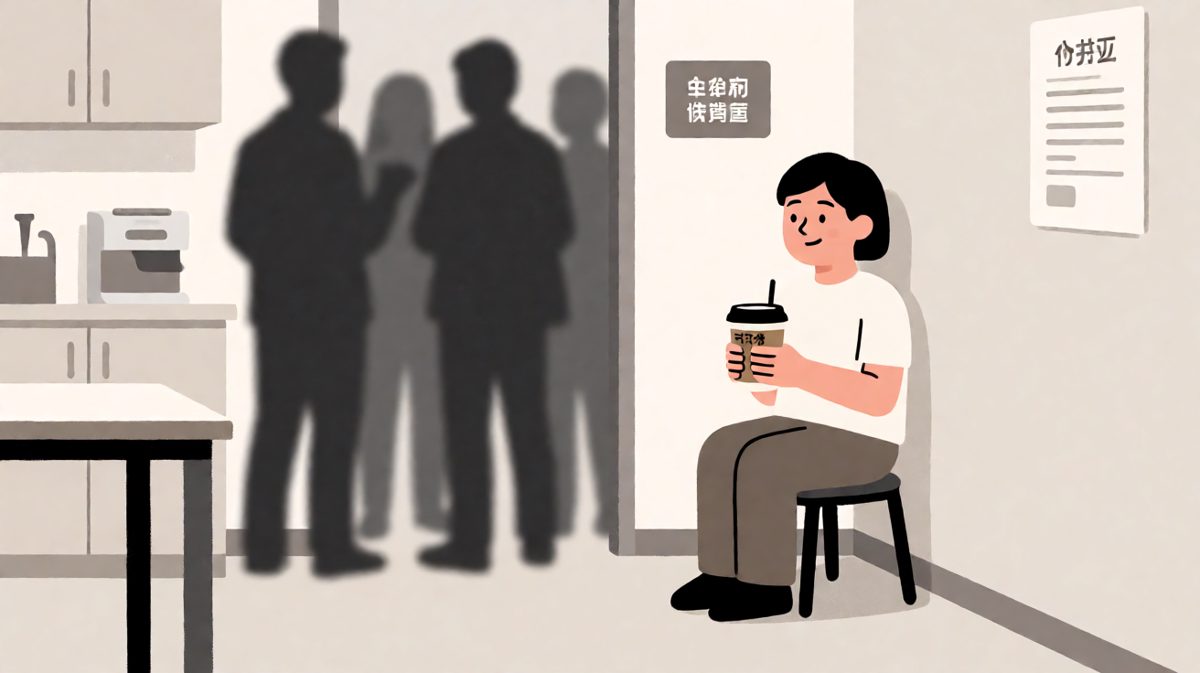 茶水间偶遇全部门的我