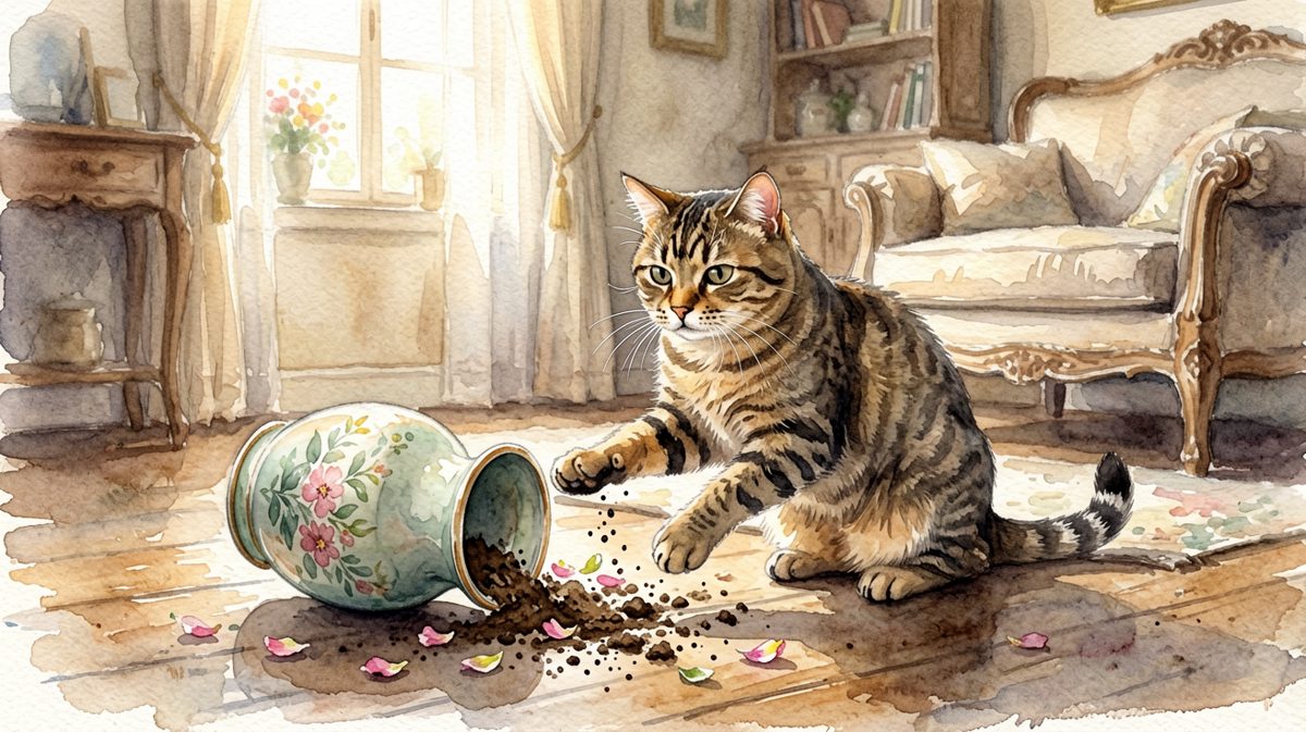 猫：花瓶先动的手，我只是正当防卫