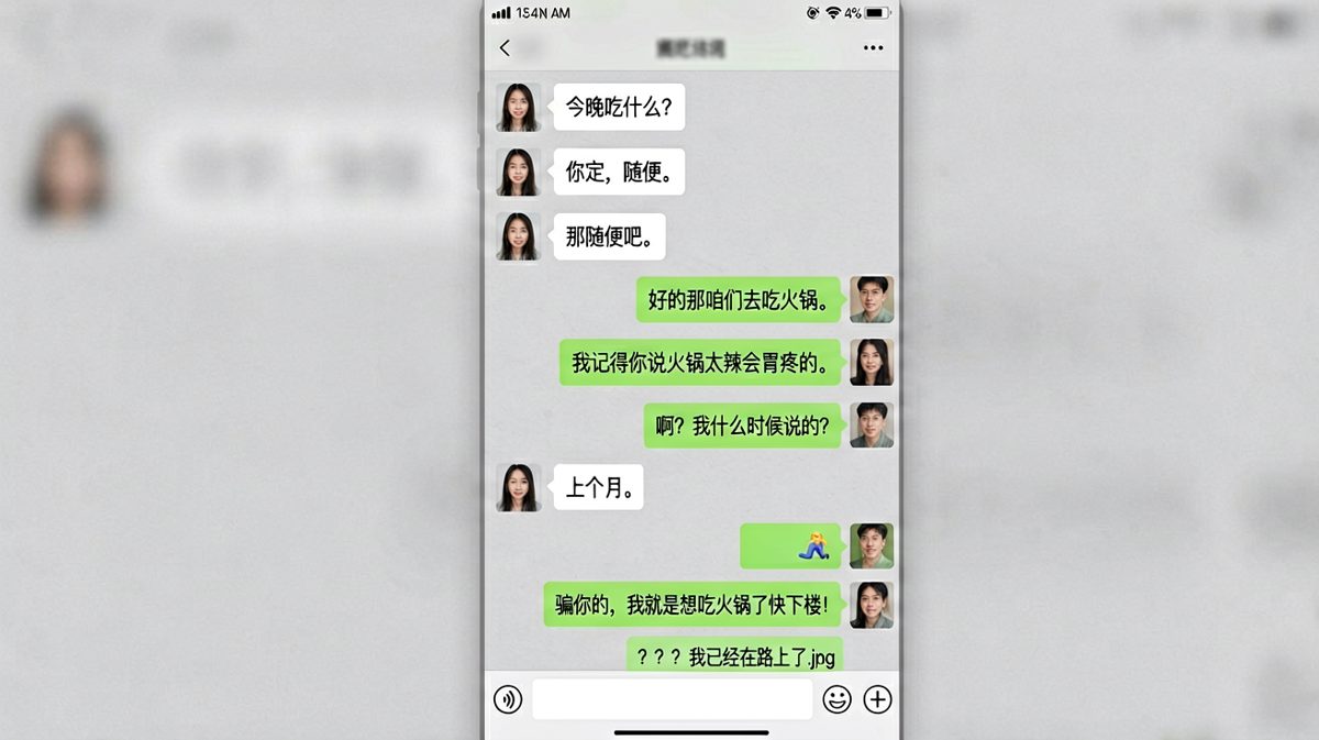 随便两个字是情侣间的终极陷阱