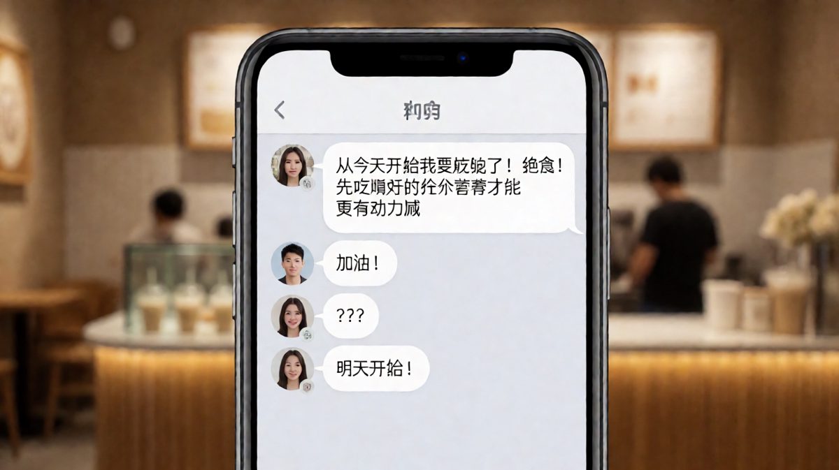 减肥宣言，从明天开始