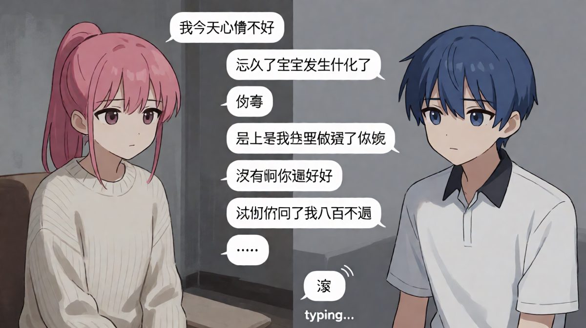 女生说没事=出大事了，越追问死得越快，不追问题你不在乎