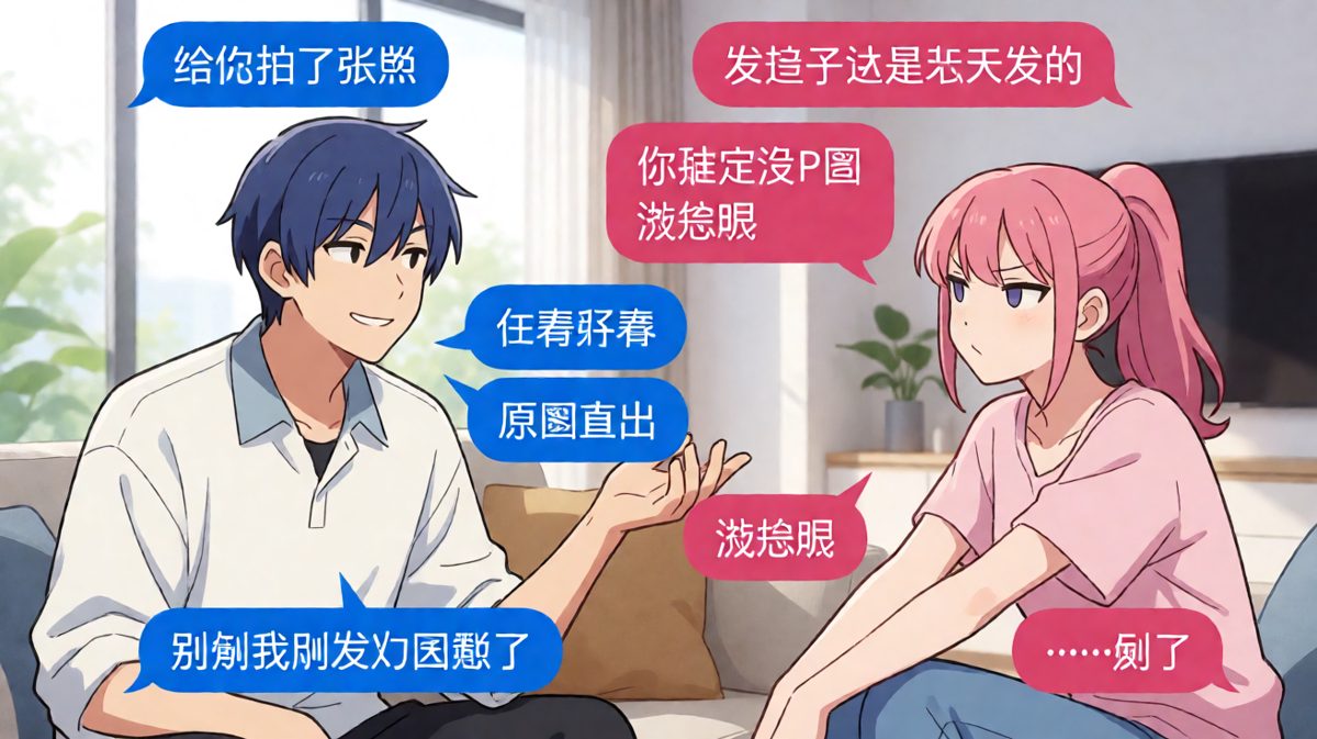 求生欲拉满的一张照片，原来他朋友圈里我的样子全是'滤镜在嘴上'
