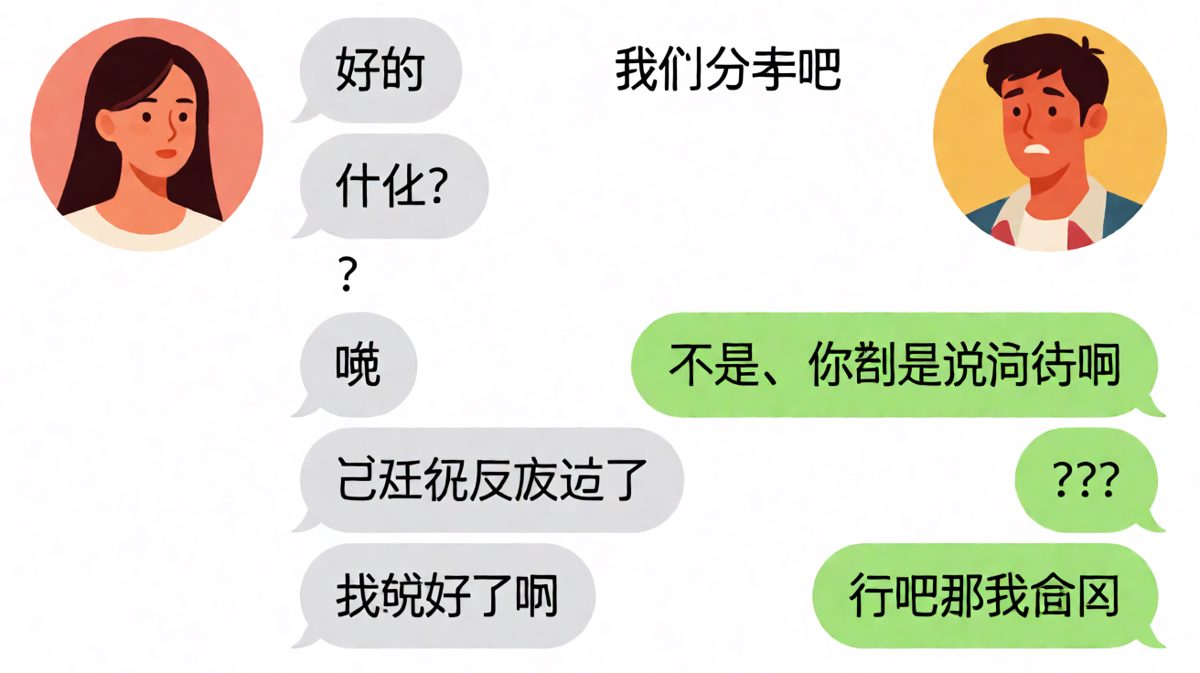 说分手，玩脱了