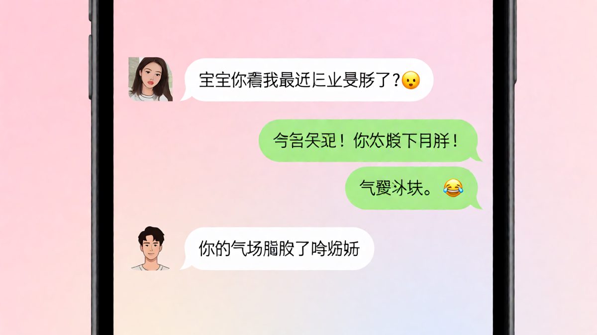 男友求生欲满分却翻车在'气场膨胀'四个字上。