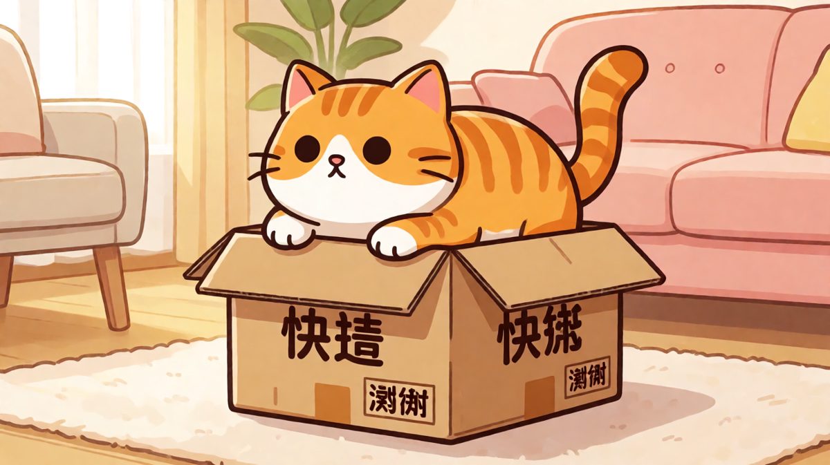 猫：只要我足够努力，小箱子也能变成大别墅