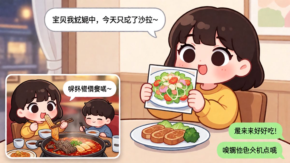 减肥第一天就'偶尔欺骗餐'，这波操作绝了