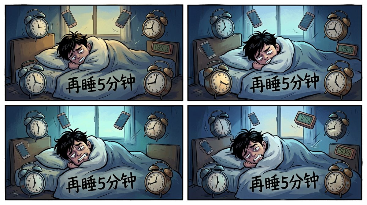 闹钟大战惨败，被窝成为终极堡垒