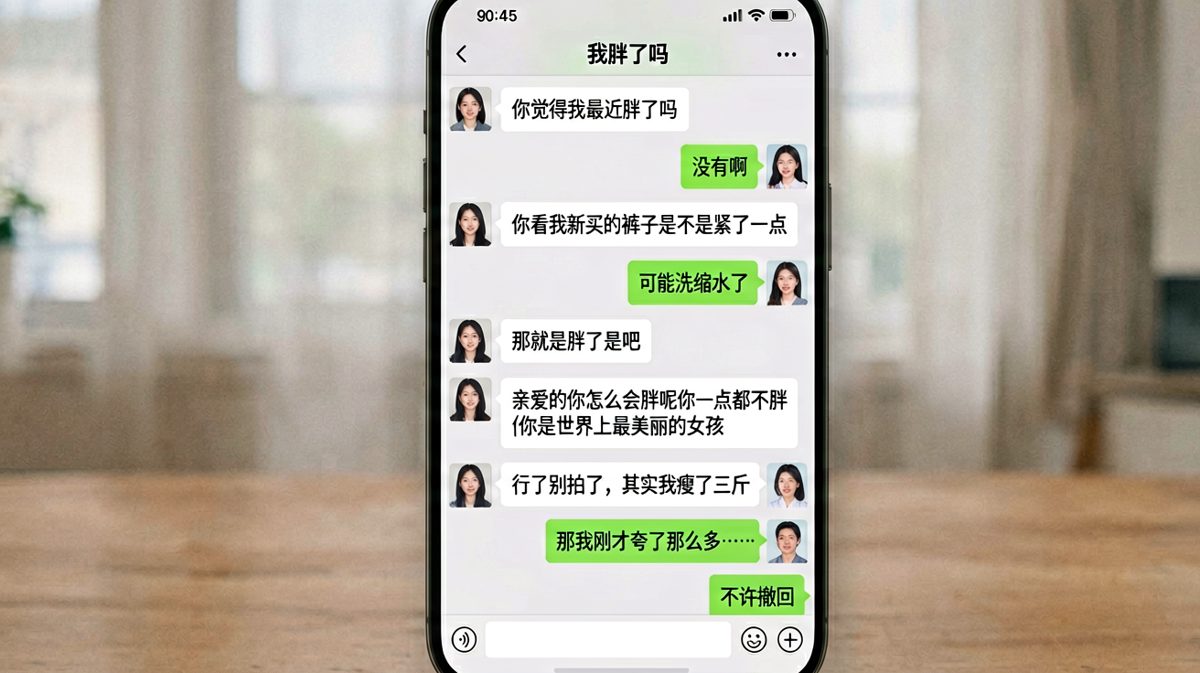 终极送命题：我胖了吗？