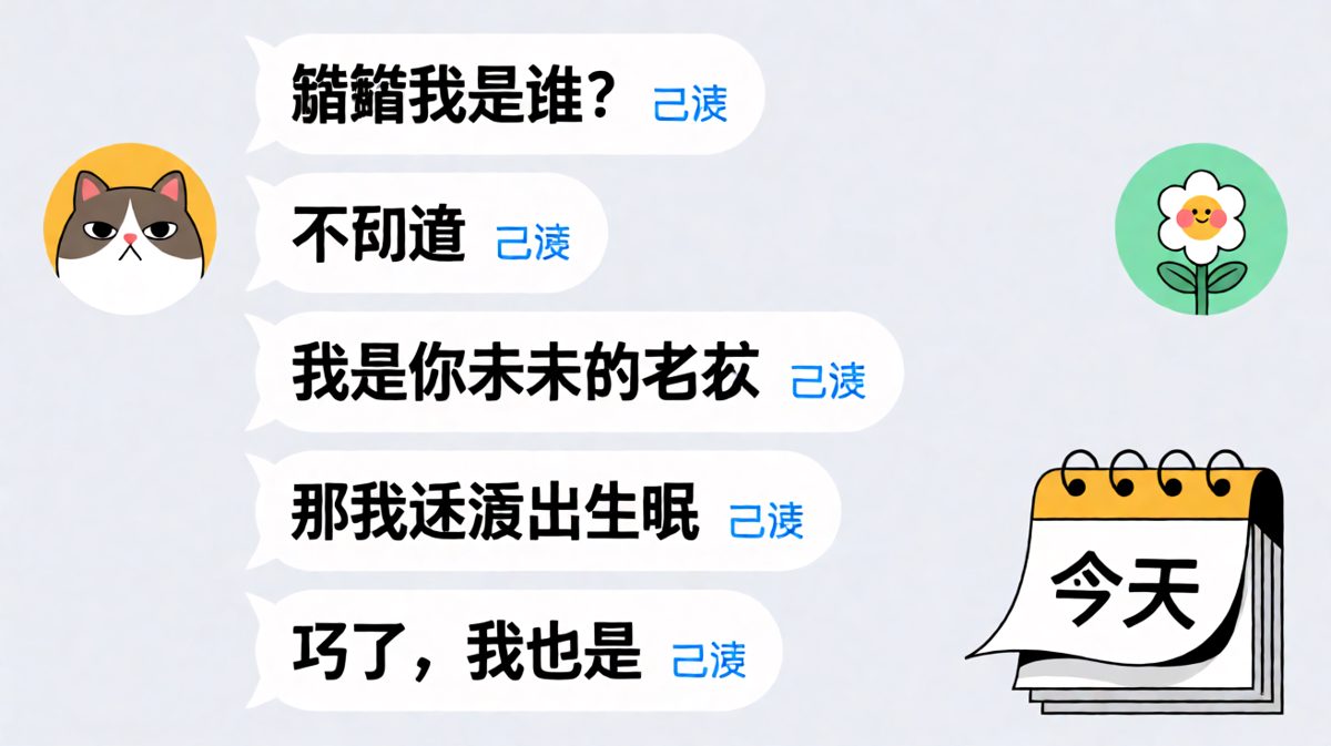 猫咪先生用一句话把时间线聊成了闭环。