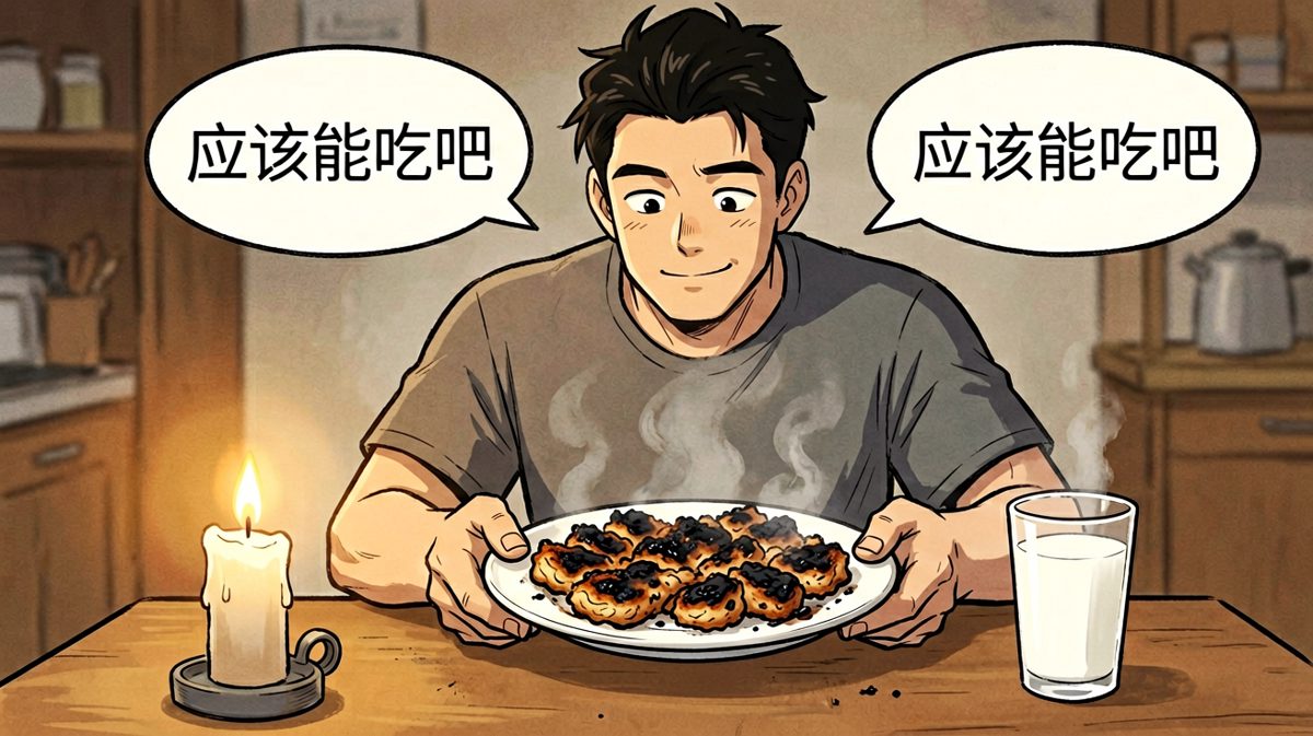 只要我不说，它就不是烧焦的……