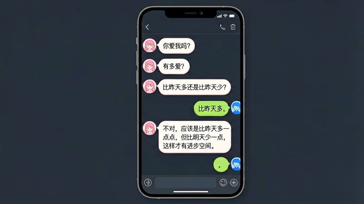 女生出题男生答题，最后逻辑碾压一切