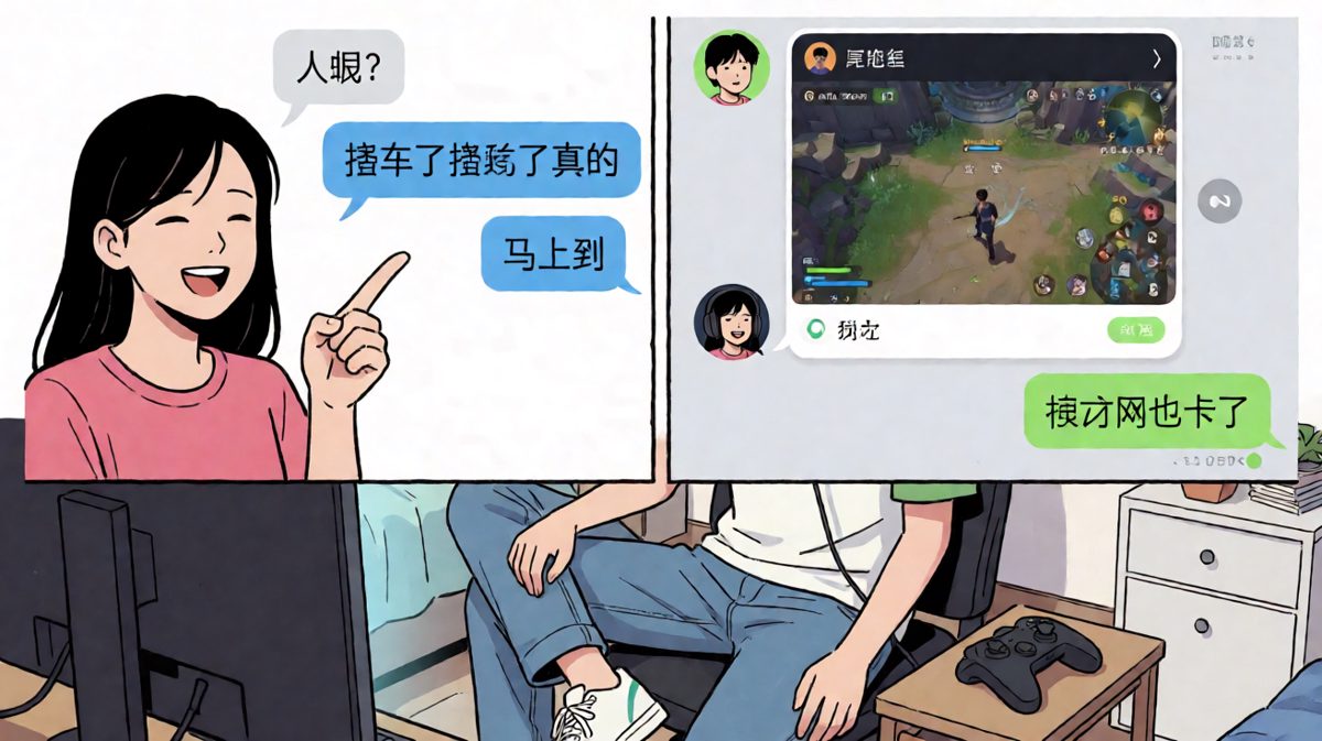 堵车堵到了游戏里
