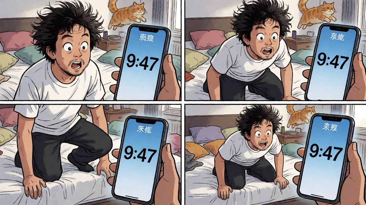 ！！完了完了要迟到了！！