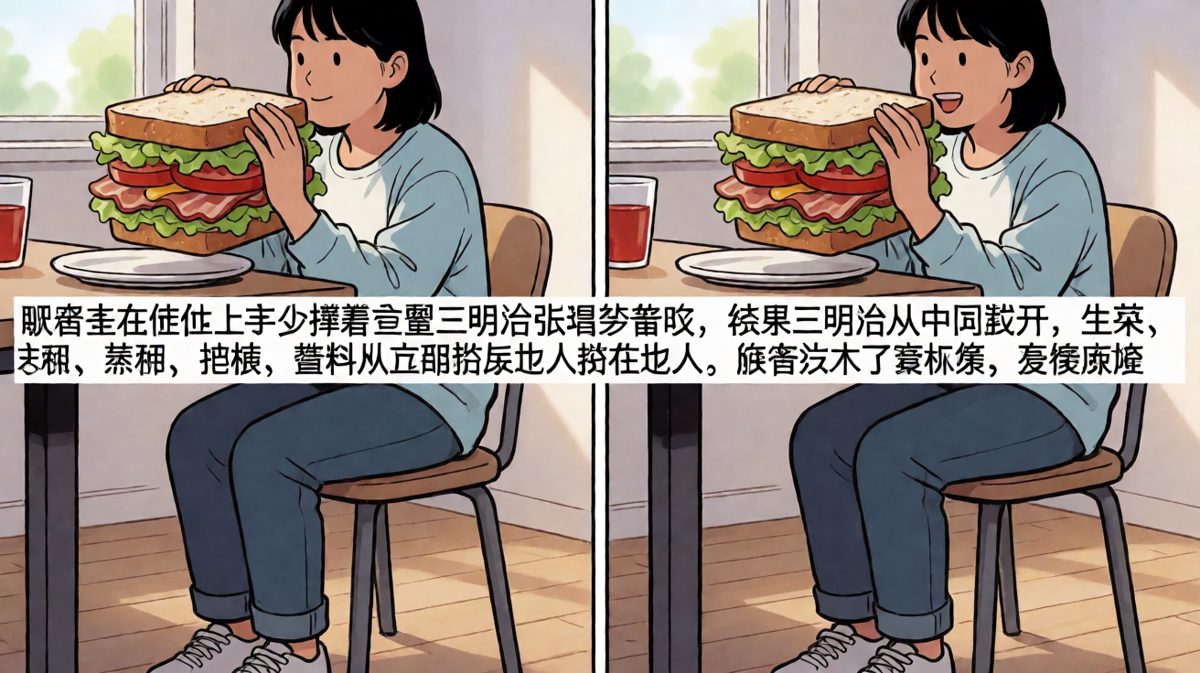豪华三明治：豪华到根本合不拢！