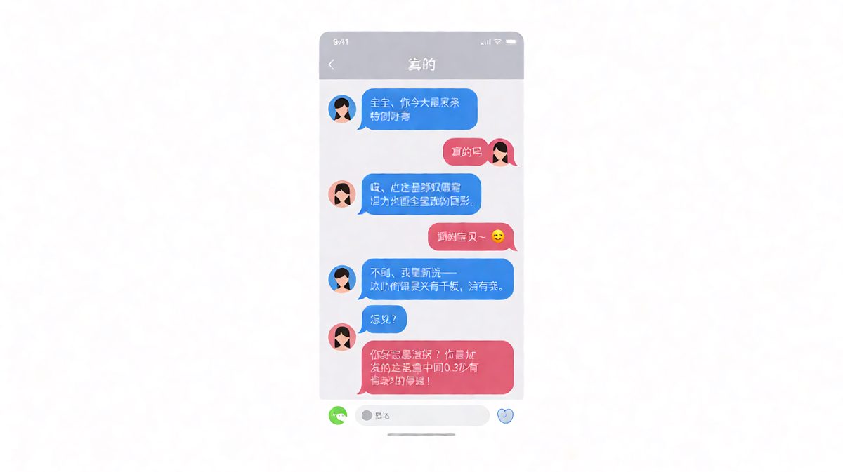 深情告白后秒变互怼现场