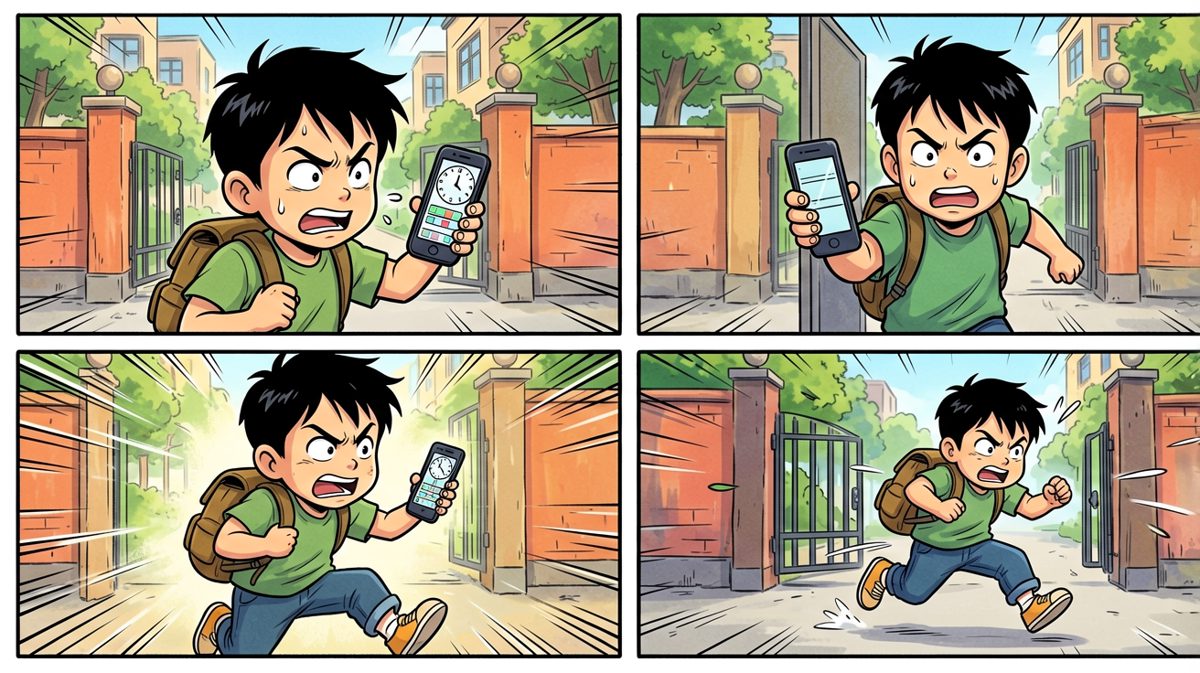 迟到了迟到了