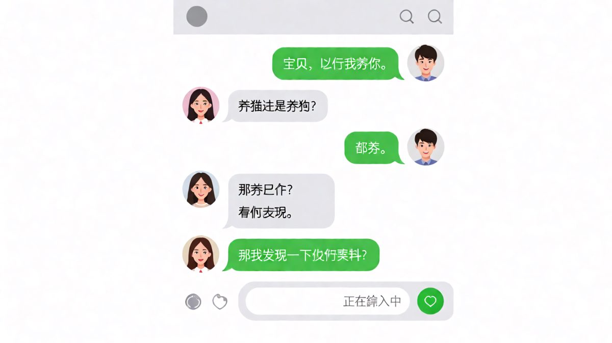 "以后我养你"刚说完就被反手要卖