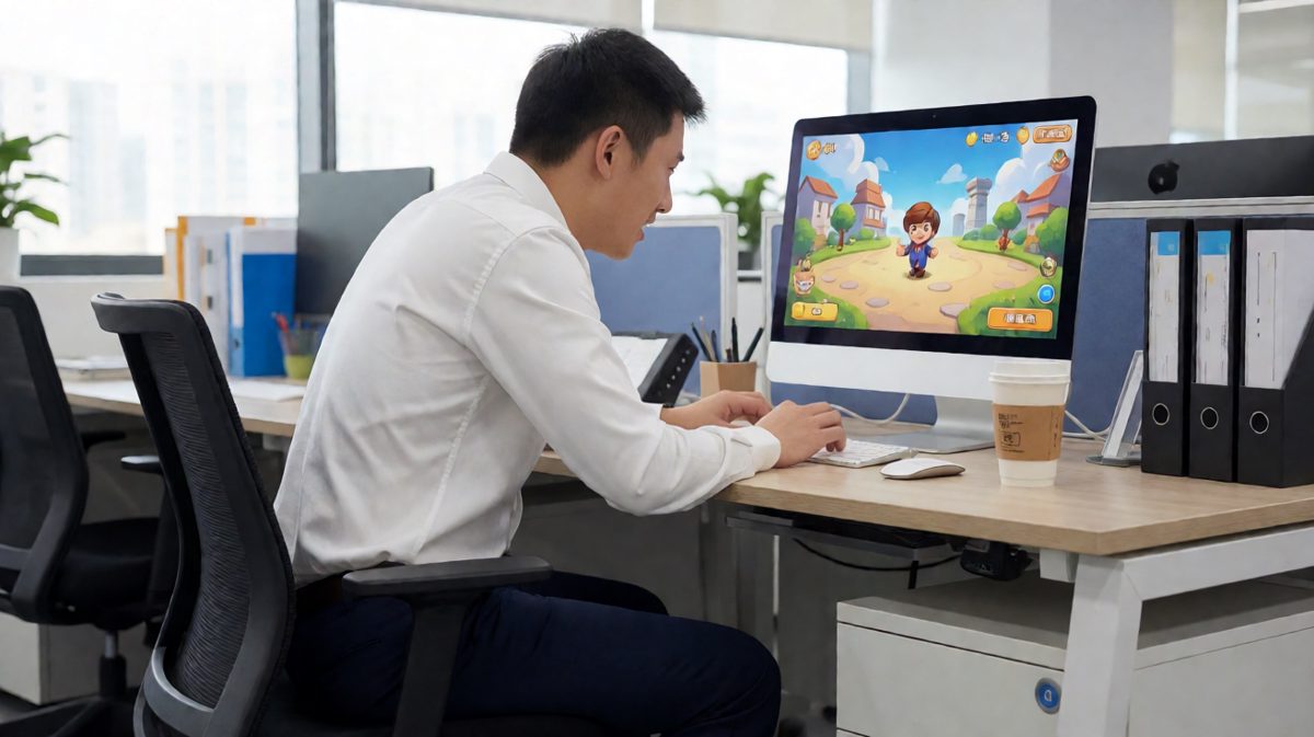 只要我敲得够快，老板就不会怀疑！