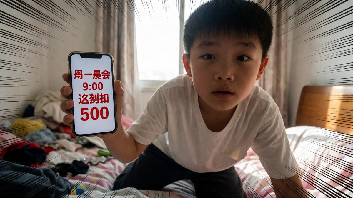 猛然惊醒，发现已经睡过头……