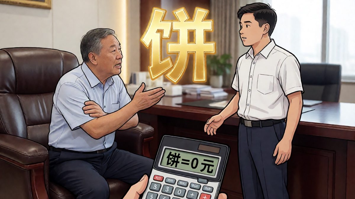 老板谈明年股份，员工默默计算饼能换多少钱