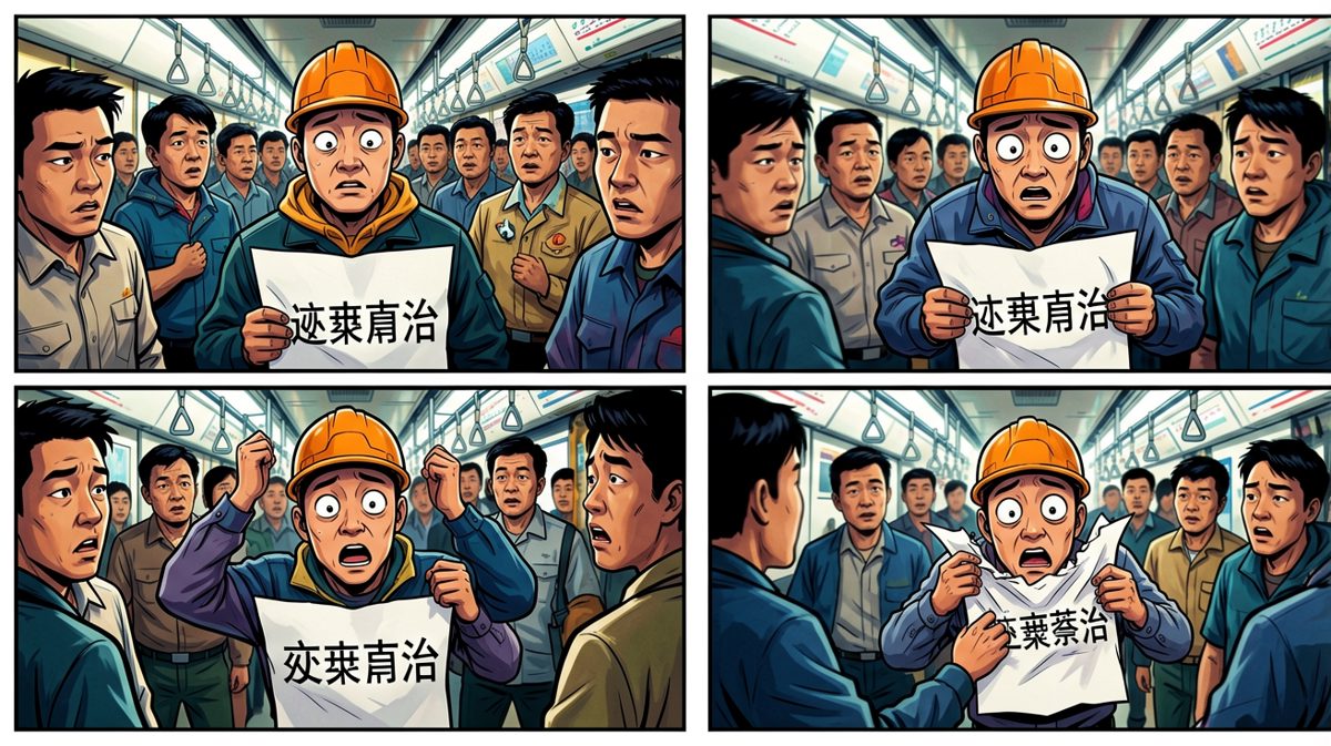 早高峰地铁，生存挑战