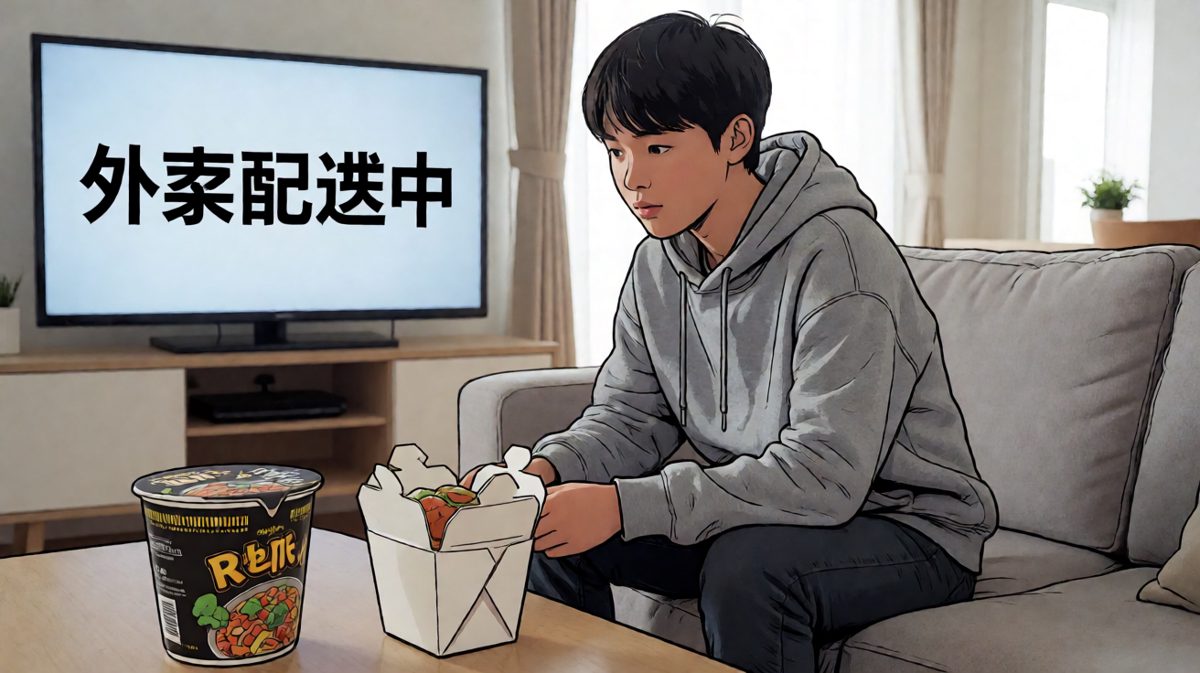 最终，我还是点了外卖——还比泡面贵了十五块