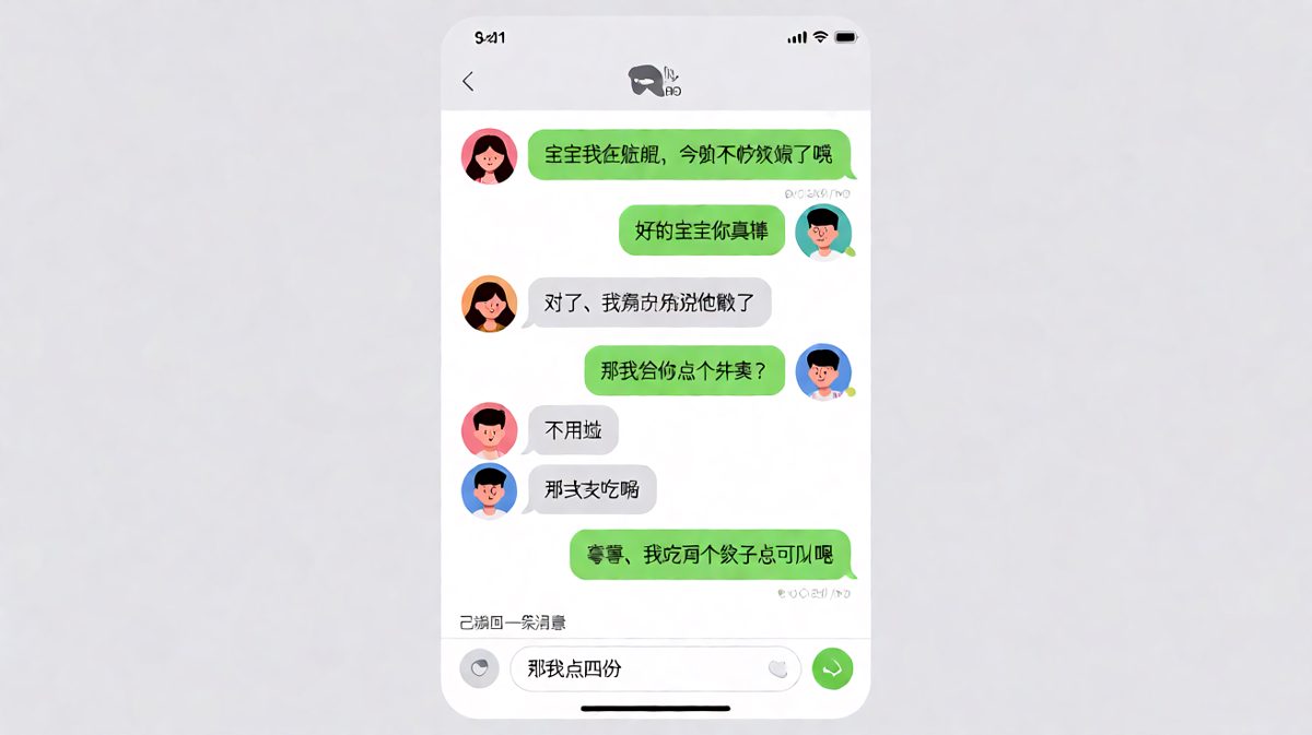 减肥女生的饺子哲学，撤回的消息比说出来的还精彩。