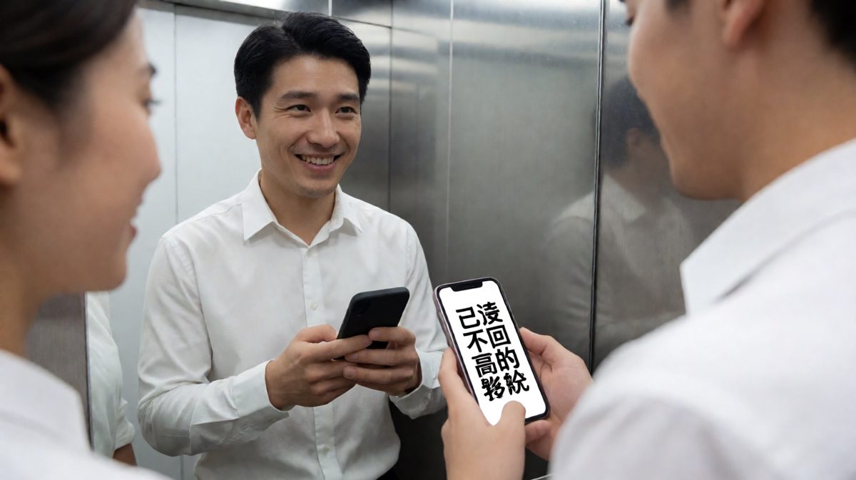 电梯里的三分钟，是我一年社交电量的总和