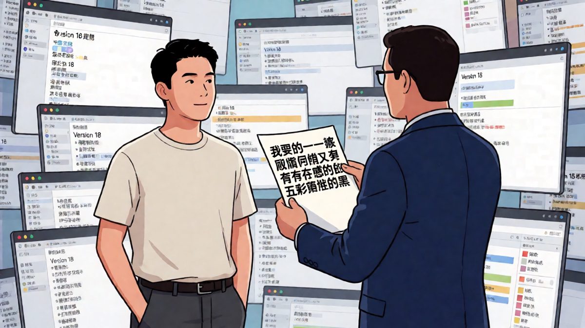 甲方说'简单改一下'，设计师知道今晚要熬夜了