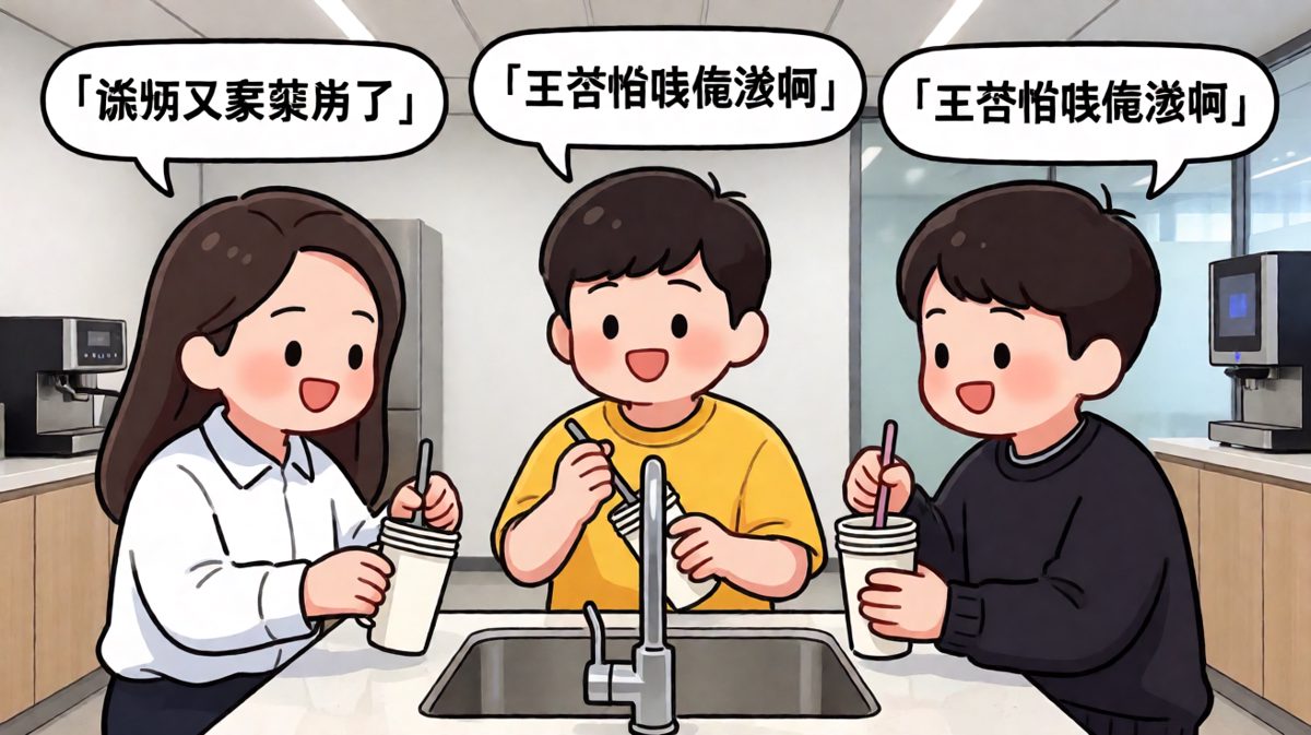 茶水间才是公司的真正的战场
