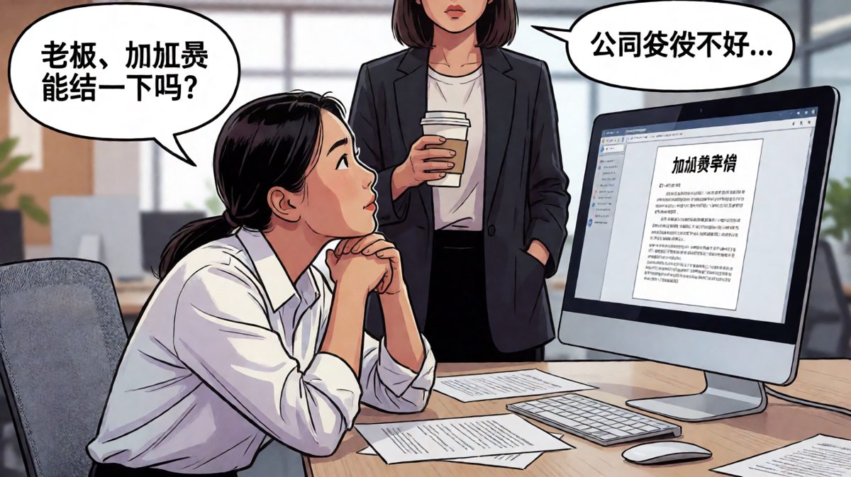 员工请求加班费，老板以效益不好推脱时，反转揭晓——老板自己的工资条显示比员工还低。
