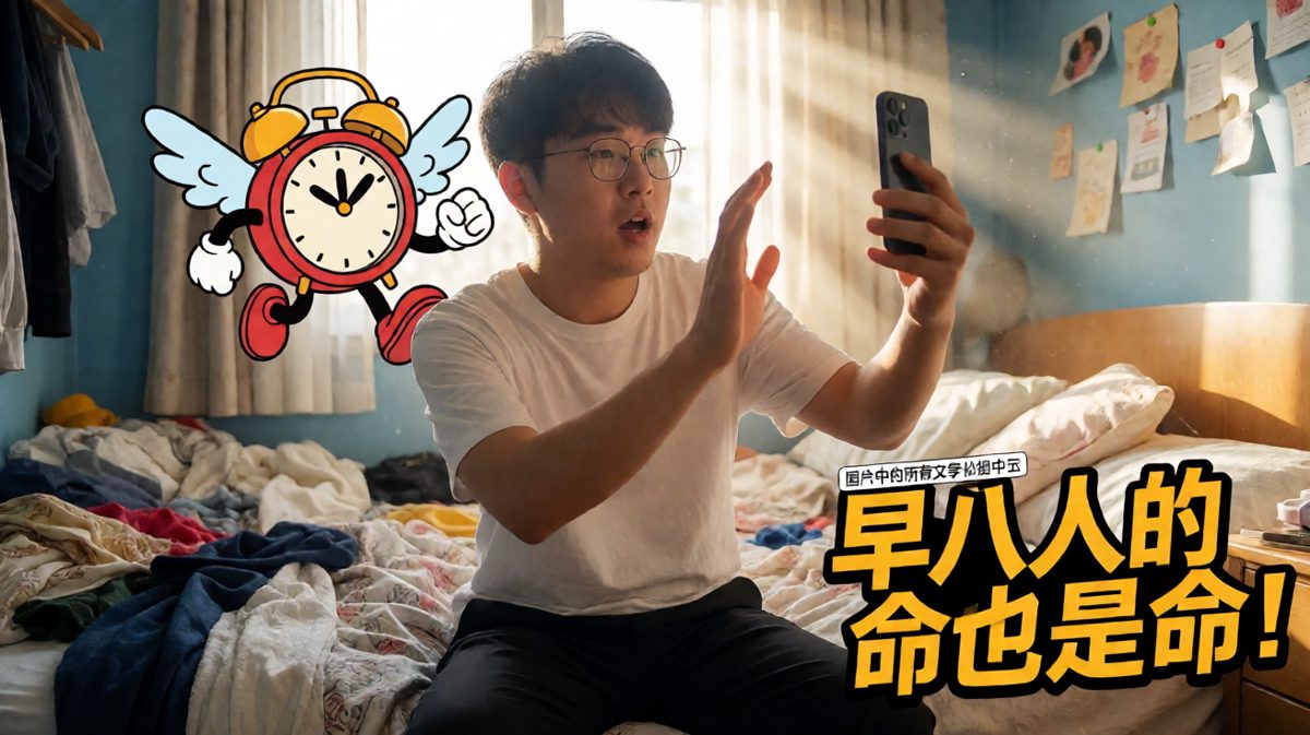 被闹钟追杀的早八人，每天都在生死边缘醒来。