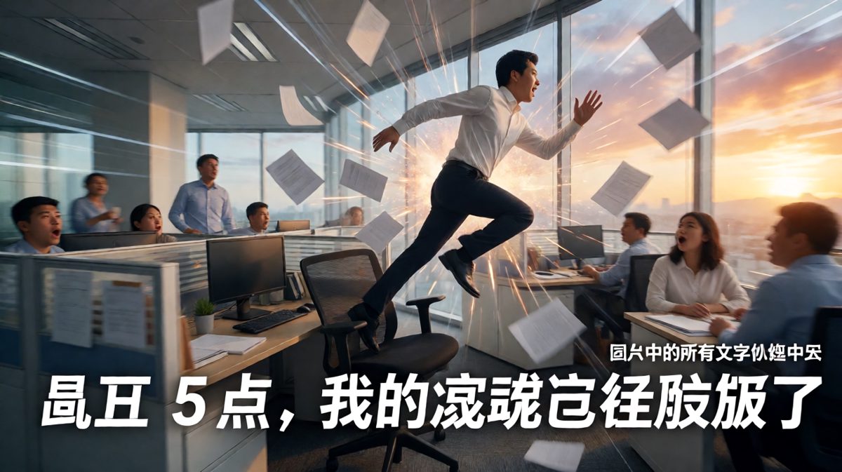 周五下班的那一瞬间，谁还不是个飞天英雄。