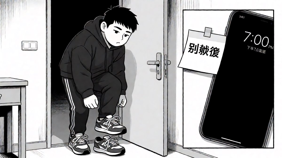 原来刚才怕的是个寂寞——闹钟定的是晚上