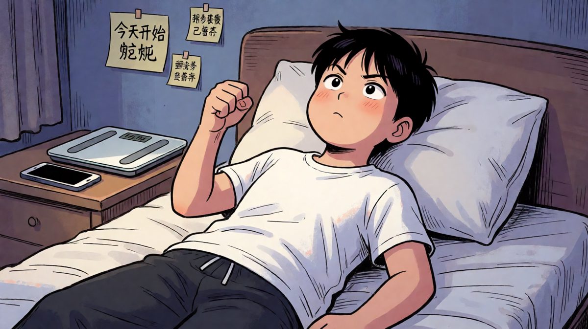深夜立志：明天开始减肥！